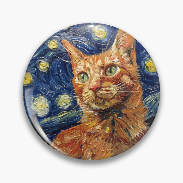 Item preview, Cat In Vangogh designed and sold by Nathanon Weeraprasertsakul.