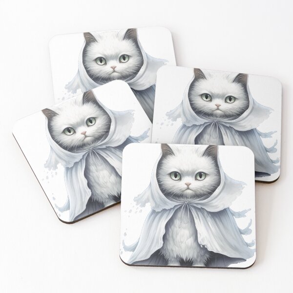 Item preview, Cat Ghost Clip Art designed and sold by Eiwaprints.