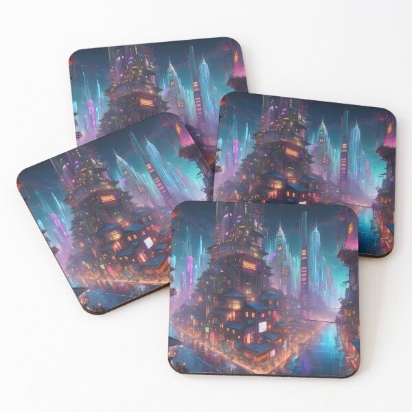 Item preview, Neon city designed and sold by KiraChie.