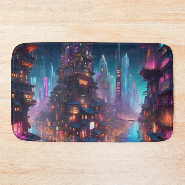 Item preview, Neon city designed and sold by KiraChie.