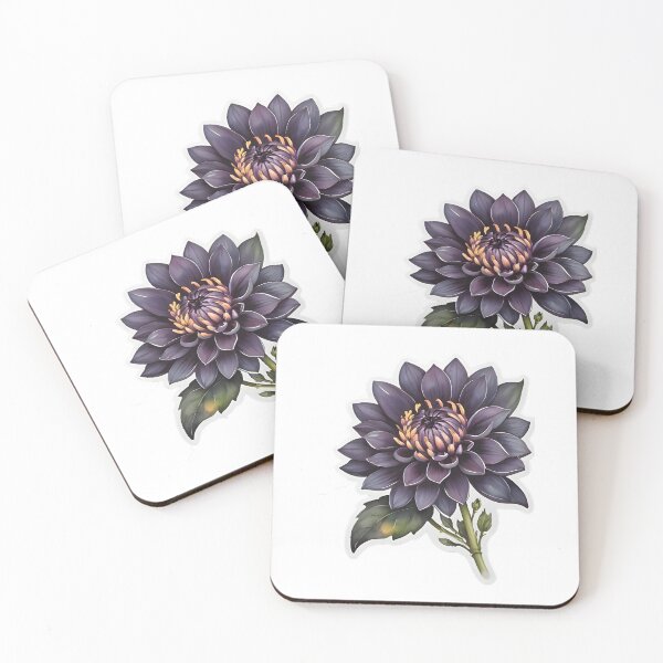 Item preview, Black Dahlia Flower designed and sold by HOMETOWN86.