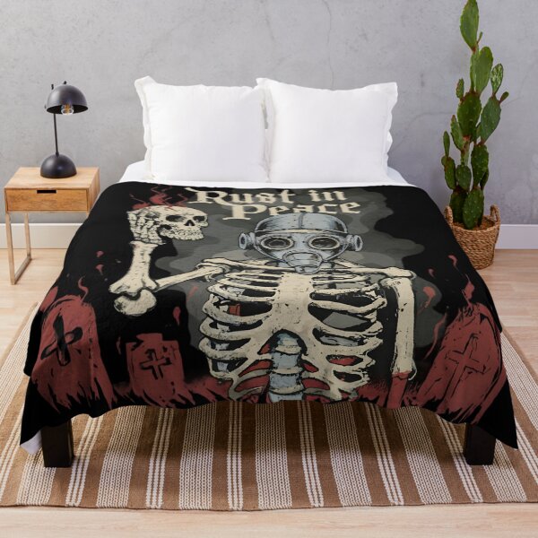 Item preview, Eerie Elegance: Skeleton Gas Mask Art designed and sold by RebeccaRe.