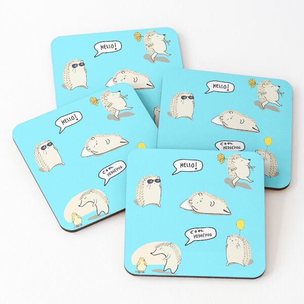 Item preview, Cute Hedgehog Sticker Pack designed and sold by Artbysaeme.