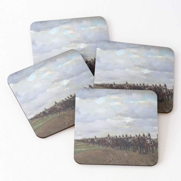 Item preview, Napoleonic Wars - French Cuirassiers taking position - Battle of Austerlitz 1805 designed and sold by TheHappyK.