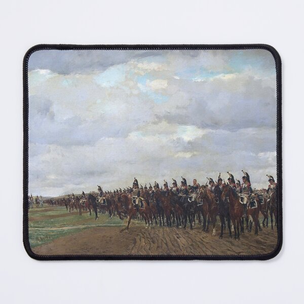 Item preview, Napoleonic Wars - French Cuirassiers taking position - Battle of Austerlitz 1805 designed and sold by TheHappyK.