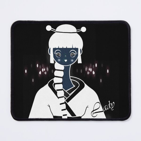 Item preview, Oriental Lady - invert color effect designed and sold by Shirley cute art .