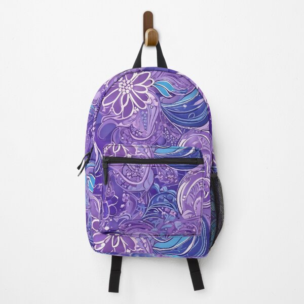 Item preview, a purple and blue paisley pattern on a purple background designed and sold by Enga6.