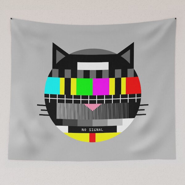 Item preview, Cat No Signal TV designed and sold by Quilimo Studio.