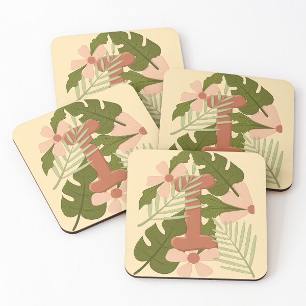 Item preview, i letter floral designed and sold by karyavna.