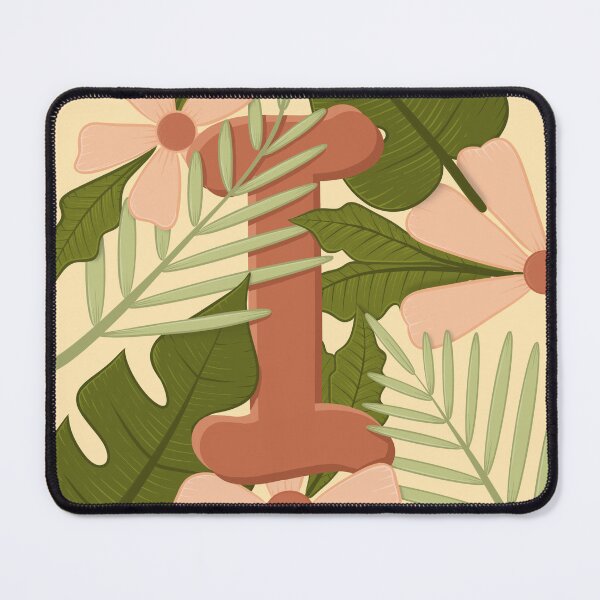 Item preview, i letter floral designed and sold by karyavna.