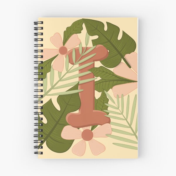 Item preview, i letter floral designed and sold by karyavna.