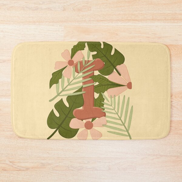 Item preview, i letter floral designed and sold by karyavna.