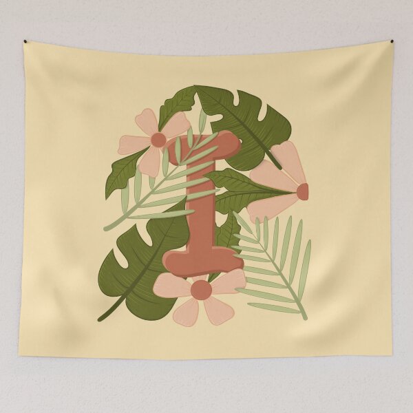 Item preview, i letter floral designed and sold by karyavna.