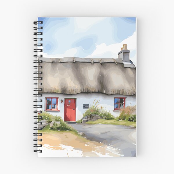 Item preview, Donegal Cottage by The Sea in Watercolor designed and sold by OliDesigns.