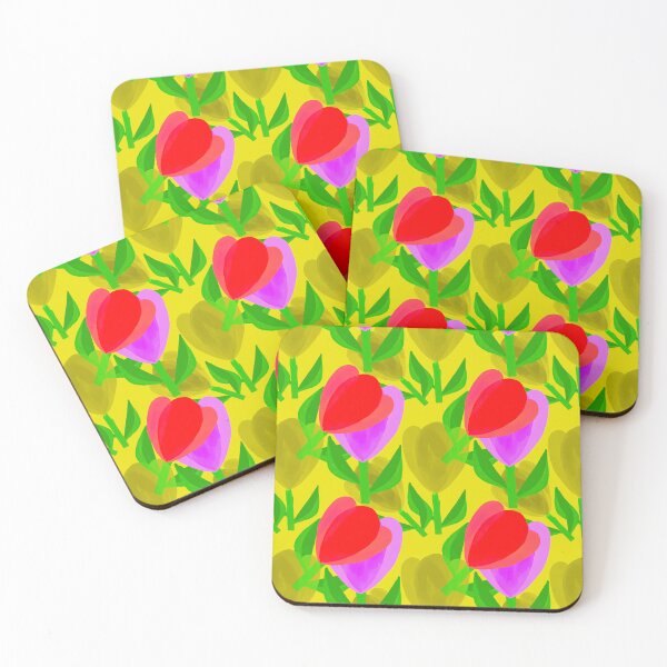 Item preview, Colorful Hand drawn Flowers - Repeating Floral Pattern designed and sold by Victoria Rose.