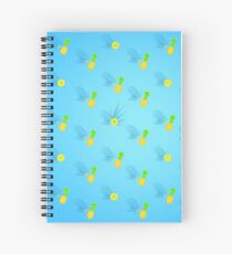 Tropisches Ananas-Muster Spiralblock