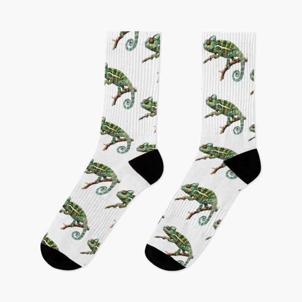Item preview, Panther chameleon clings to a branch, bright and beautiful colors. #4 designed and sold by kizenya.