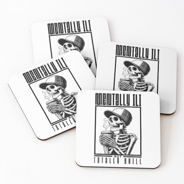 Item preview, Mentally Ill But Totally Chill designed and sold by ZAIKY DREAMS.