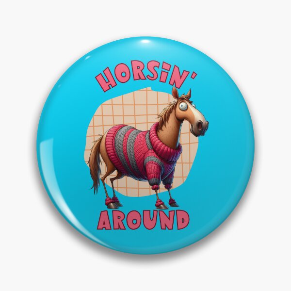 Item preview, Horsin' Around Funny Horse Cartoon designed and sold by André Botes.