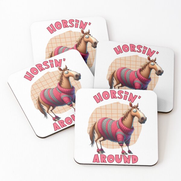 Item preview, Horsin' Around Funny Horse Cartoon designed and sold by André Botes.