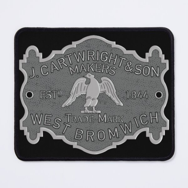 Item preview, J Cartwright & Son West Bromwich Safe Plate designed and sold by MadeByGeeClowes.