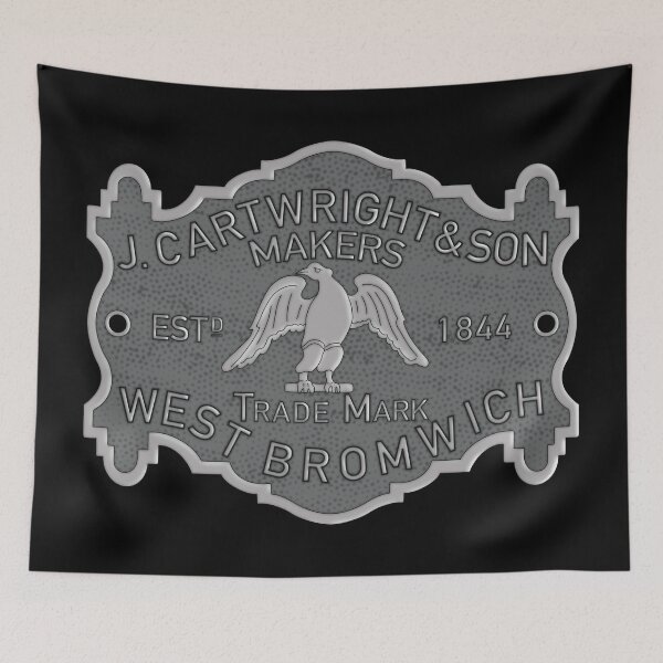 Item preview, J Cartwright & Son West Bromwich Safe Plate designed and sold by MadeByGeeClowes.