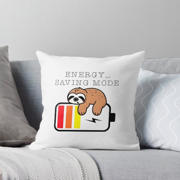 Item preview, Funny sloth cartoon is tired low power takes a nap and goes into energy-saving mode designed and sold by tanapong51.