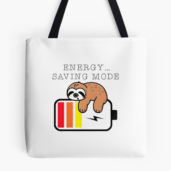 Item preview, Funny sloth cartoon is tired low power takes a nap and goes into energy-saving mode designed and sold by tanapong51.