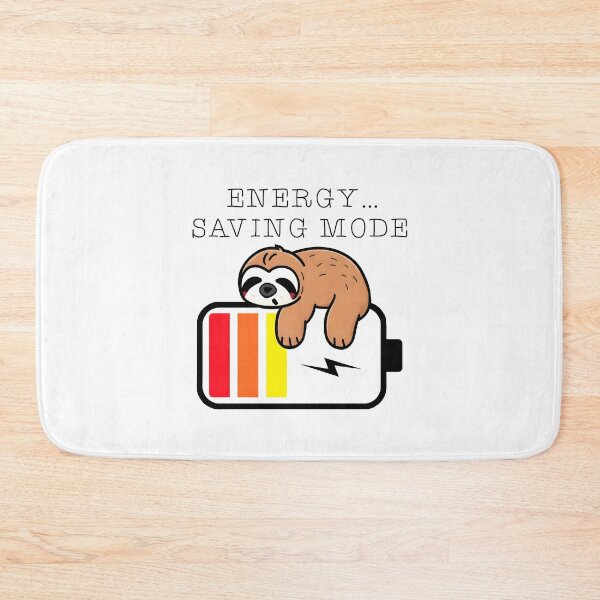 Item preview, Funny sloth cartoon is tired low power takes a nap and goes into energy-saving mode designed and sold by tanapong51.