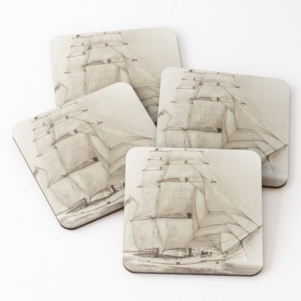 Item preview, Ship in sepia designed and sold by Karen  O'Reilly.