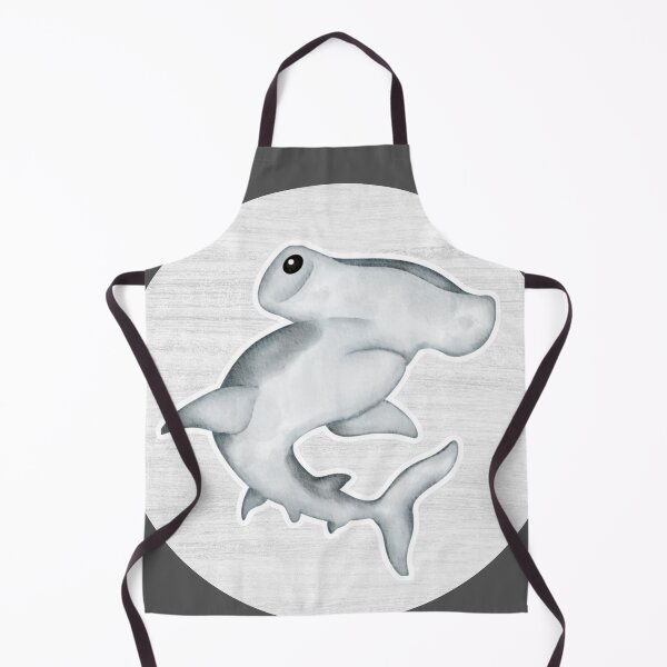 Item preview, Hammerhead Shark Watercolor Drawing designed and sold by LivingColorful.