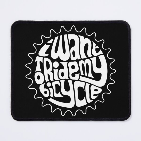 Item preview, I Want To Ride My Bicycle - WHITE designed and sold by DarkSunglasses.