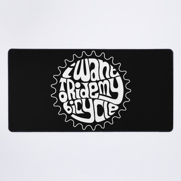 Item preview, I Want To Ride My Bicycle - WHITE designed and sold by DarkSunglasses.