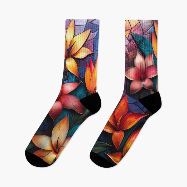 Item preview, Colorful Bird Of Paradise Flowers designed and sold by AiHead.