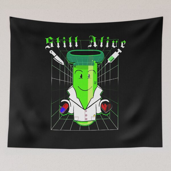 Item preview, Test tube inanimate insanity "Still alive" designed and sold by delangodesigns.