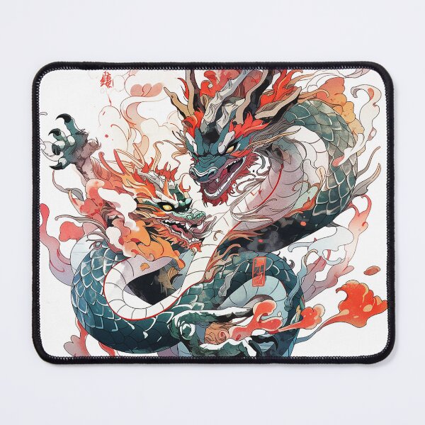 Item preview, Tattoo Style Dragon designed and sold by Lucy Goosy Art.