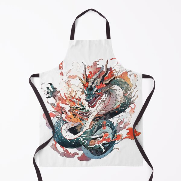 Item preview, Tattoo Style Dragon designed and sold by Lucy Goosy Art.
