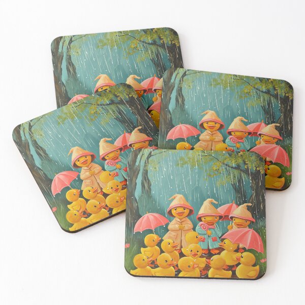 Item preview, Fun Rainy Day Ducks designed and sold by cute-animals99.