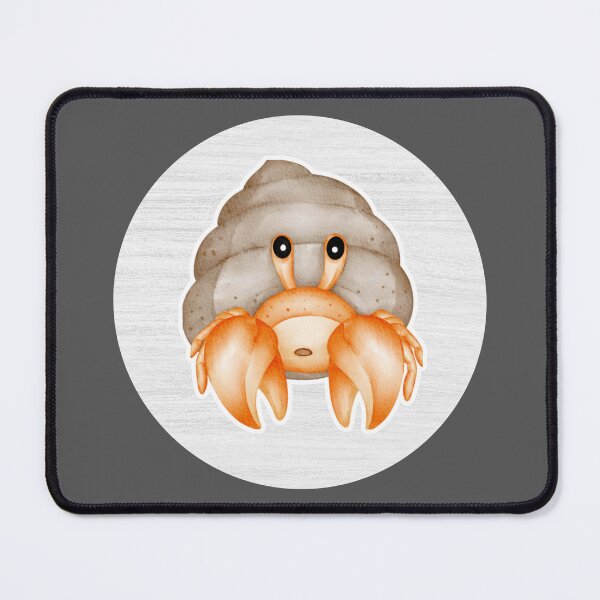 Item preview, Hermit Crab Watercolor Drawing designed and sold by LivingColorful.