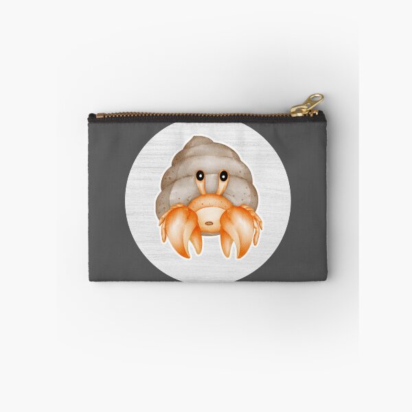 Item preview, Hermit Crab Watercolor Drawing designed and sold by LivingColorful.