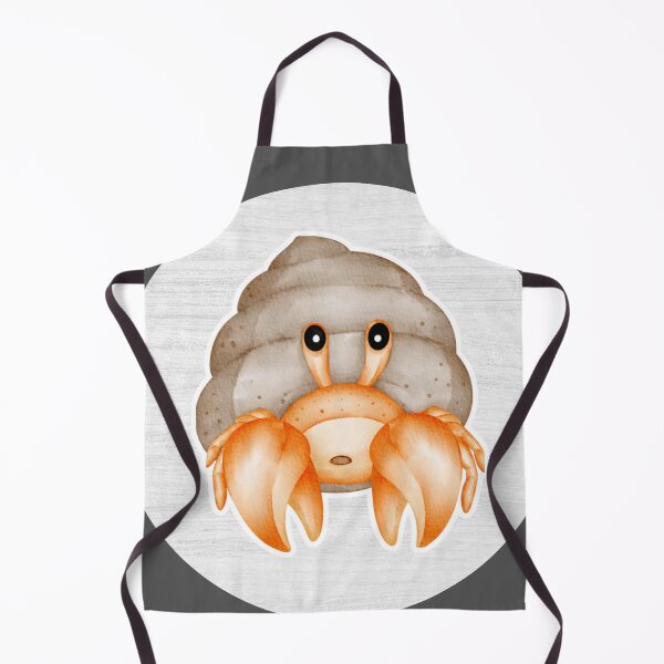 Item preview, Hermit Crab Watercolor Drawing designed and sold by LivingColorful.