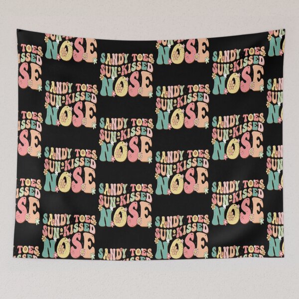 Item preview, beach toes Sun Kissed Nose Vintage Summer Vibes designed and sold by Jungle Hub.