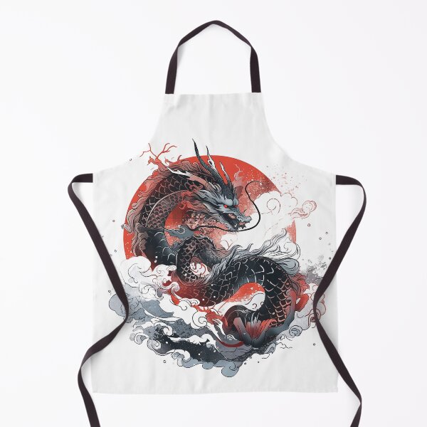 Item preview, Tattoo Style Dragon designed and sold by Lucy Goosy Art.