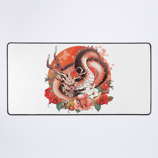 Item preview, Tattoo Style Dragon designed and sold by Lucy Goosy Art.