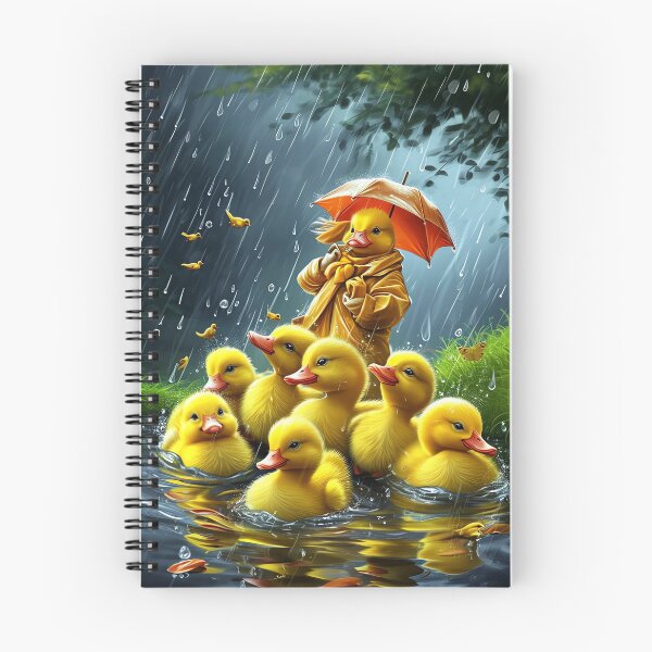 Item preview, Rainy Day Ducks designed and sold by cute-animals99.