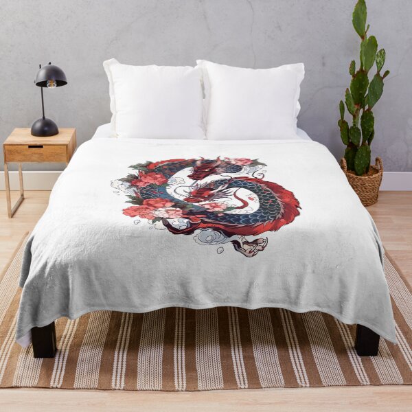 Item preview, Tattoo Style Dragon designed and sold by Lucy Goosy Art.