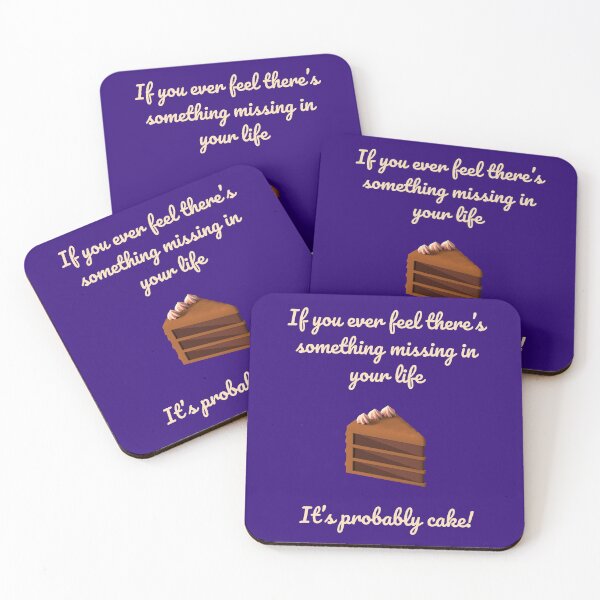 Item preview, If you ever feel there's something missing in your life...it's probably cake! designed and sold by TheVarc.