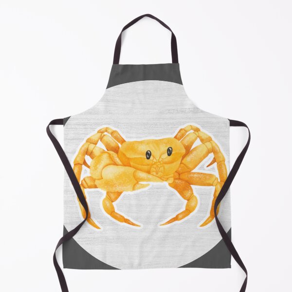 Item preview, Yellow Crab Watercolor Drawing designed and sold by LivingColorful.
