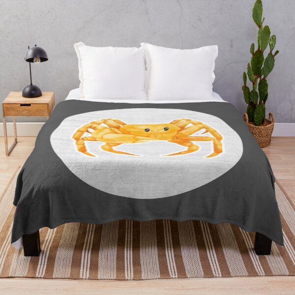 Item preview, Yellow Crab Watercolor Drawing designed and sold by LivingColorful.