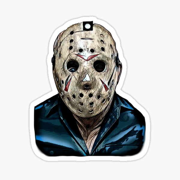 Jason Mask Sticker